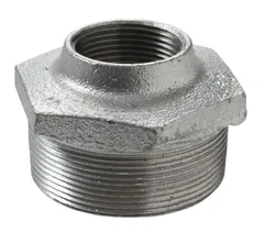 Draadverloopring, zwart gietijzer, 2.1/2" x 5/4" MF, Atusa fig 241